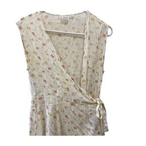 Some days Lovin Wrap dress floral‎ size small